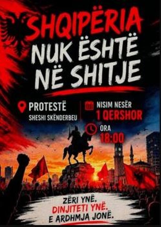&ldquo;Shqip&euml;ria nuk &euml;sht&euml; n&euml; shitje&rdquo;/ Qytetar&euml;t