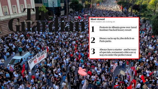 Protesta masive n&euml; Tiran&euml; t&euml;rheq v&euml;mendjen e