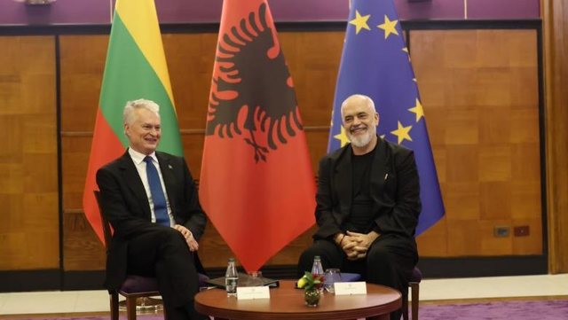 Kryeministri Rama takim me Presidentin e Lituanis&euml;, n&euml; fokus procesi i