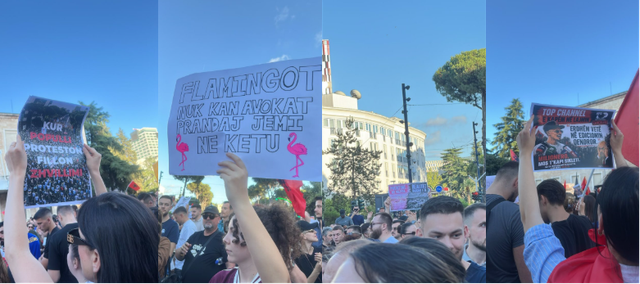 Protest&euml; masive kund&euml;r projektit n&euml; Zv&euml;rnec/ Qytetar&euml;t