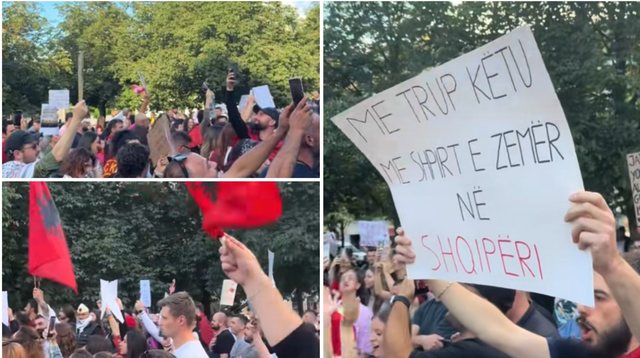 "Me trup k&euml;tu, me shpirt e zem&euml;r n&euml; Shqip&euml;ri&rdquo;/