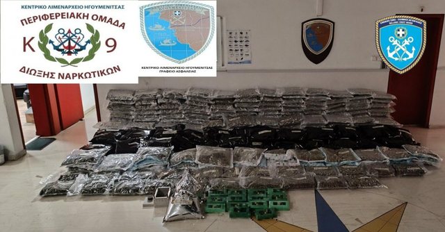 Sekuestrohen 110 kg marijuan&euml; ta kapura pran&euml; kufirit grek, dyshohet