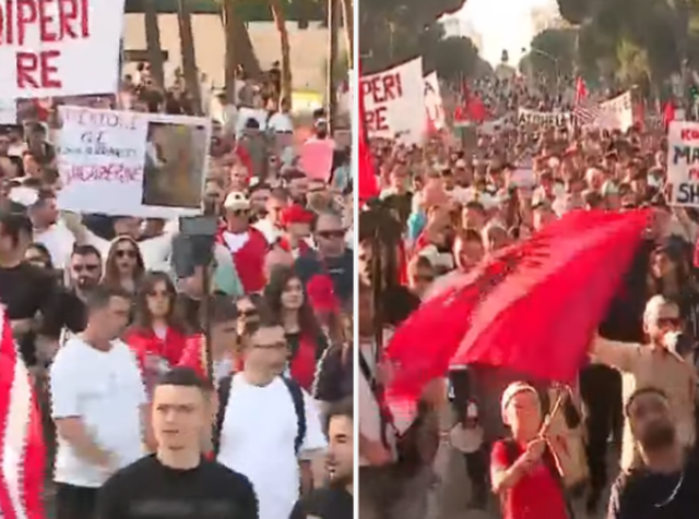 Dita e dhjet&euml; e protest&euml;s/&nbsp;Qytetar&euml;t zbresin n&euml; sheshin