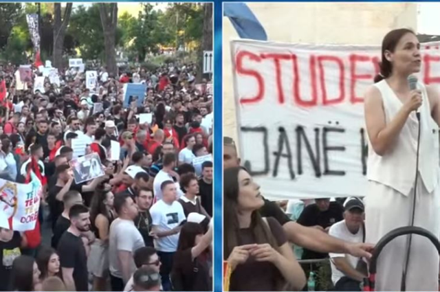 &ldquo;Protesta ka&nbsp;kaluar p&euml;rtej kufijve&rdquo;/ Protestuesja: Rama