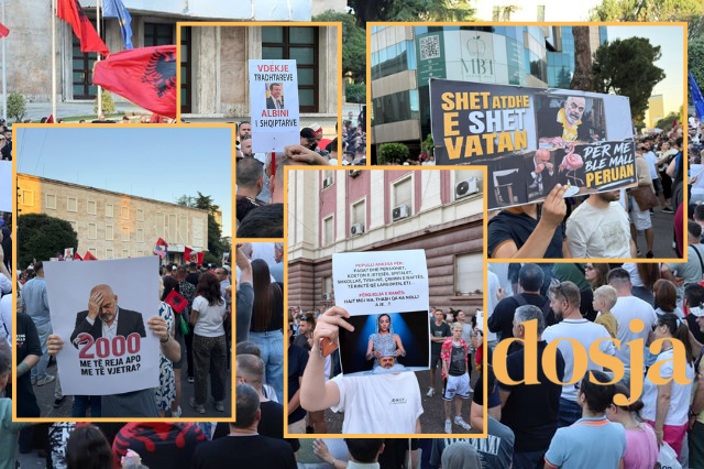 &ldquo;Shqip&euml;ri e re"! Sot protesta e 11-t&euml;, mij&euml;ra
