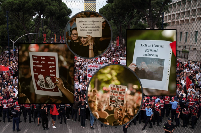 "Mos e kruaj me miletin"/ Protesta masive p&euml;r largimin e