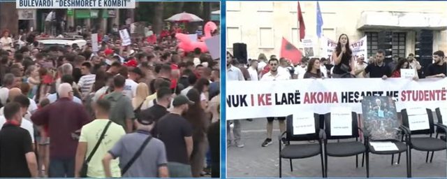 Dita e 12 e protest&euml;s/ Nis grumbullimi i qytetar&euml;ve pran&euml; sheshit