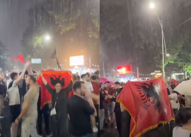 VIDEO/ Rrug&euml;t e Kryeqytetit "vishen" kuq e zi, protestuesit nuk i