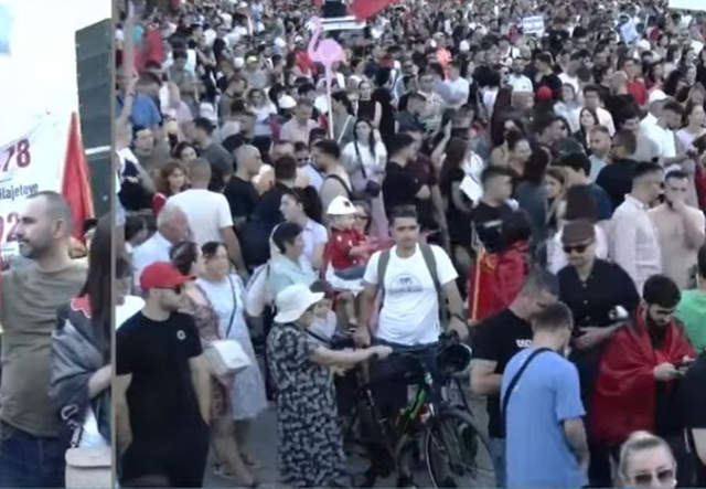 &ldquo;Rama tradhtar kombi&rdquo;/ Protestuesi: Avokati i Popullit ku je?