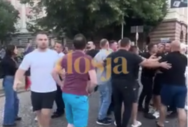 VIDEO/ E paprecedent! Patronazhist&euml;t provokojn&euml; protestuesit, tensione