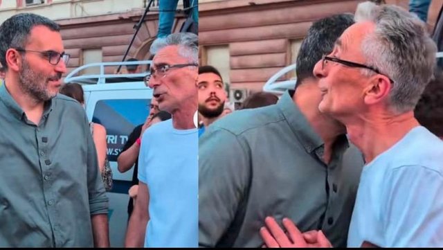 FOTOLAJM/ Ish-kandidati p&euml;r deputet i Kurtit, bashkohet protestave