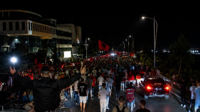 Forca t&euml; shtuara policie p&euml;rgjat&euml; Rinasit, a kishte dijeni