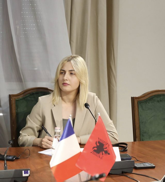 Ina Zhupa takon delegacionin e Senatit francez: Shqet&euml;sim i