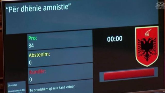 Kuvendi miratoi amnistinë penale/ Ministri Lamallari: Një lajm i