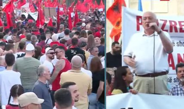 "Nga qeveria teknike 1-vjeçare te Referendumi"/ Protestuesit