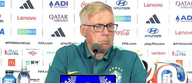 Carlo Ancelotti, trajneri i Brazilit, përpara sfidës me Skocinë:
