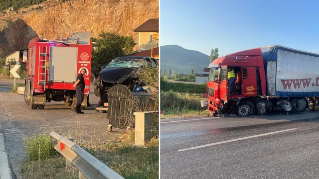 Aksident tragjik n&euml; aksin Lezh&euml;&ndash;Milot/ Automjeti p&euml;rplaset