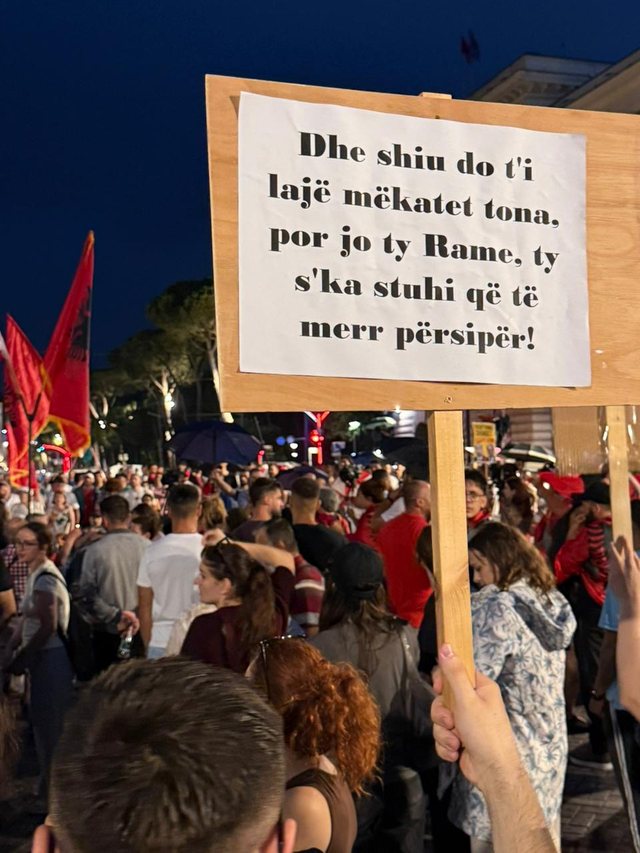 FOTOGALERIA/ Pankartat epike në protestë: Mjaft votuat të