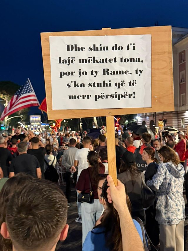 FOTOGALERIA/ Pankartat epike në protestë: Mjaft votuat të