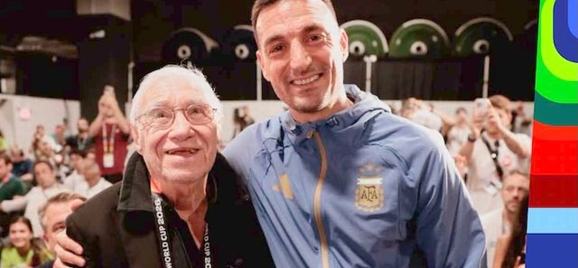 Trajneri Scaloni dhe respekti i tij ndaj gazetarit Macaya M&aacute;rquez,