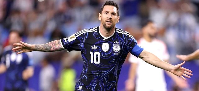 Me nj&euml; tjet&euml;r gol t&euml; Leo Messit, Argjentina mundi Jordanin&euml;