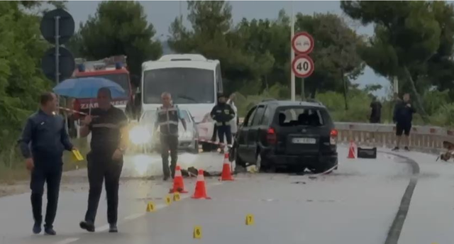 Aksident n&euml; aksin Kor&ccedil;&euml;-Pogradec, humb jet&euml;n nj&euml;