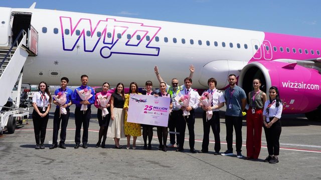 Wizz Air feston arritjen e 25 milionë pasagjerëve në