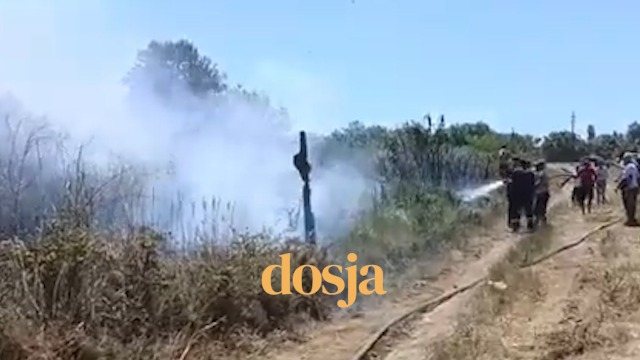 VIDEOLAJM/ Vatra e zjarrit pran&euml; shtratit t&euml; lumit Mat ende aktive,