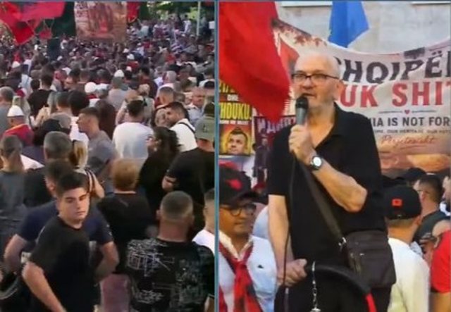 Mesazhi i aktorit Mehdi Malkaj para mij&euml;ra protestuesve: P&euml;r