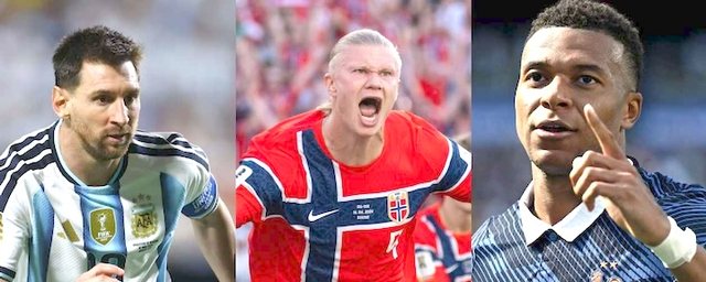 Beteja midis Mbappé, Messi dhe Haaland për “Këpucën