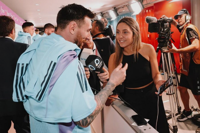 Messi dhe gazetarja me të cilën dyshohej se gëzonin një