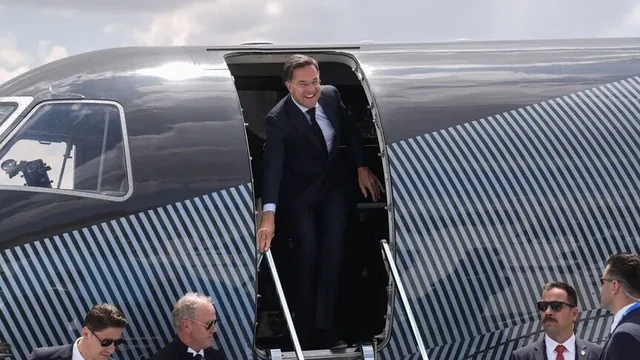 Sekretari i P&euml;rgjithsh&euml;m i NATO-s, Mark Rutte mb&euml;rrin n&euml;