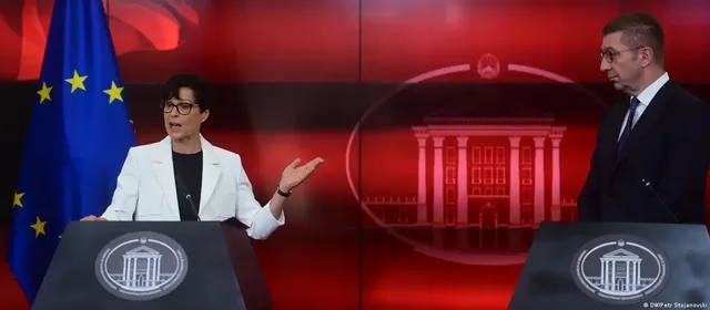 Marta Kos n&euml; Shkup: S&rsquo;ka integrim n&euml; BE me garanci paraprake