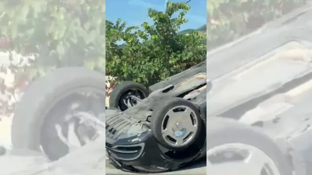 PAMJE/ Aksident rrugor n&euml;&nbsp;Memaliaj,&nbsp;makina del nga rruga dhe