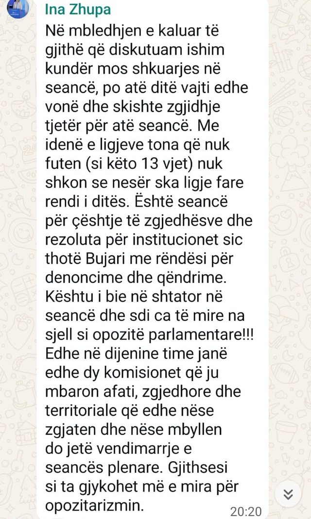PD bojkotoi seanc&euml;n e djeshme/ Ja cil&euml;t deputet&euml; ishin