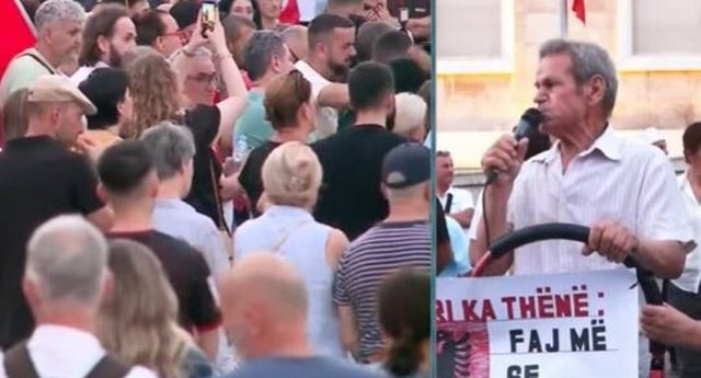 Dita e 45-t&euml; e protest&euml;s/ Qytetar&euml;t vijojn&euml; revolt&euml;n e
