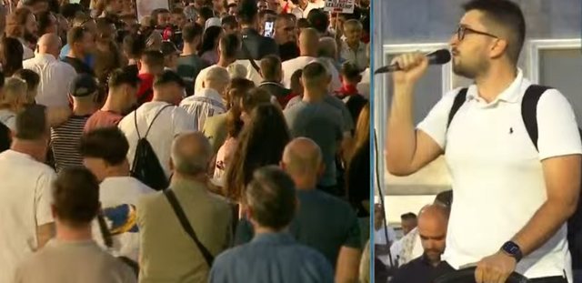 Dita e 45-t&euml; e protest&euml;s/ Qytetar&euml;t vijojn&euml; revolt&euml;n e