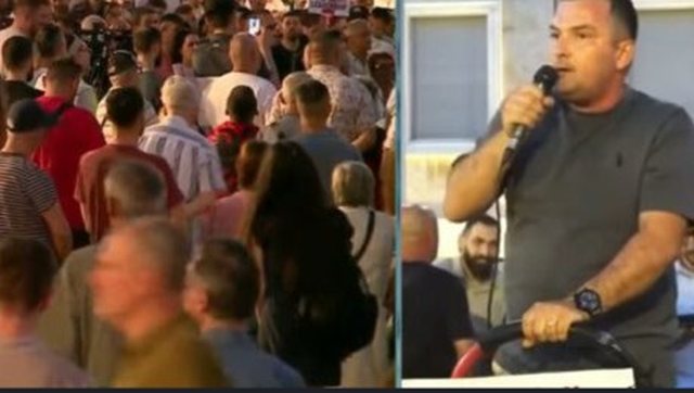Dita e 45-t&euml; e protest&euml;s/ Qytetar&euml;t vijojn&euml; revolt&euml;n e