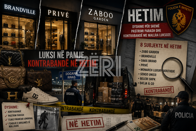 Policia bie n&euml; gjurm&euml;t e nj&euml; skeme pastrimi parash me veshje
