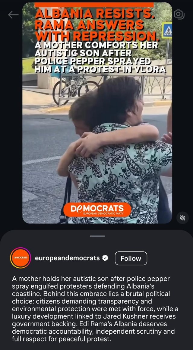 Partia Demokratike Europiane dënon sulmin me gaz lotsjellës ndaj
