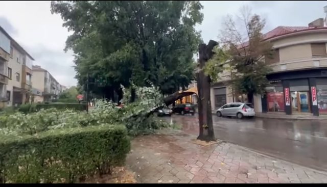 Moti i keq godet Kor&ccedil;&euml;n, rr&euml;zohet nj&euml; pem&euml; nga