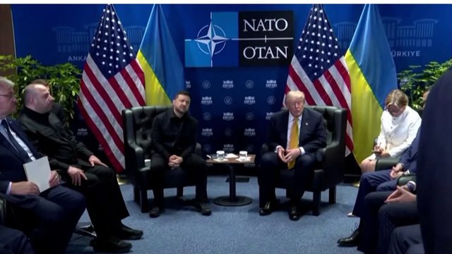 &nbsp;Trump pret Zelenskyn n&euml; Uashington m&euml; 28 korrik, Ukraina