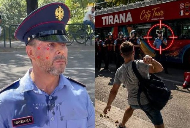 &ldquo;Erdhi veza sot ku je, na thuj synin si e ke"/ Protestuesit tallin