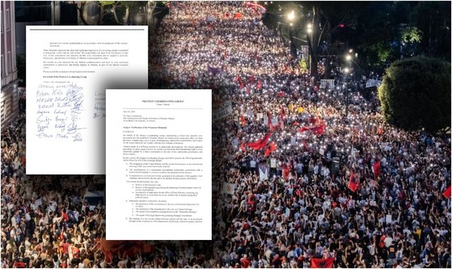 Protesta masive kund&euml;r qeveris&euml;, grupi koordinues let&euml;r