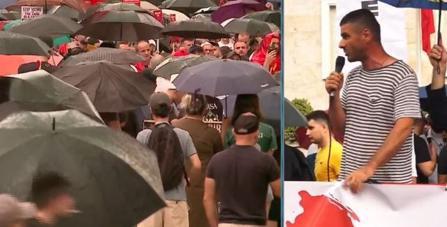 Ish-ushtaraku i bashkohet protest&euml;s masive t&euml; Tiran&euml;s: Rama si