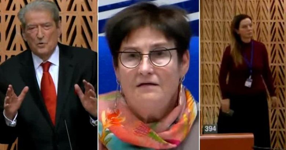 Fjalim jashtë rendit të ditës  drejtuesja e asamblesë në KE i fik mikrofonin Berishës