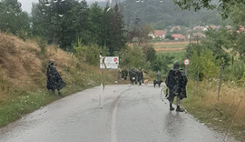 Xhandarmëria serbe hyn brenda territorit të Kosovës plagos dhe