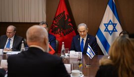 Vizita n&euml; Izrael, Rama pritet nga kryeministri Netanjahu