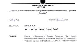 Reforma Territoriale, PS k&euml;rkon shumic&euml;n n&euml; Komision, afat