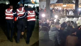 P&euml;rplasja me protestuesit para Kuvendit, l&euml;ndohen tet&euml;